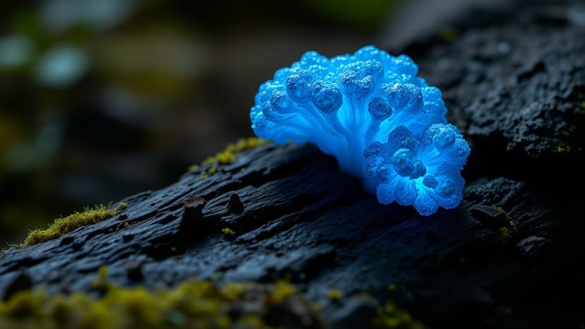 Rare Blue Fungus Appears on Isle of Man After 50 Years