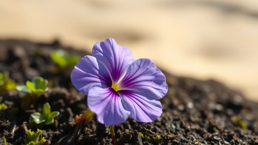 Guernsey Rescues Rare Dwarf Pansy from Extinction