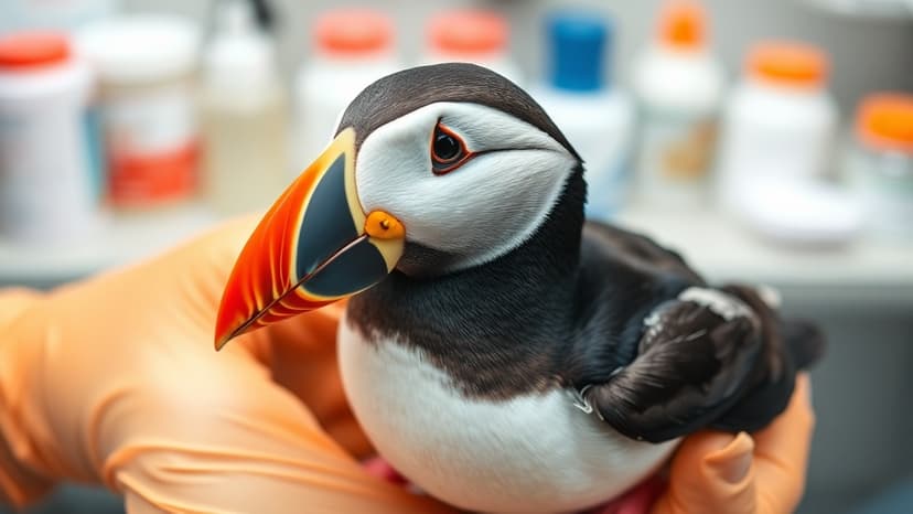 Rare Puffin Found Weak on Sussex Coast