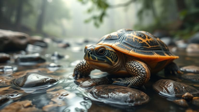 Rare Softshell Turtle Found at High Altitude