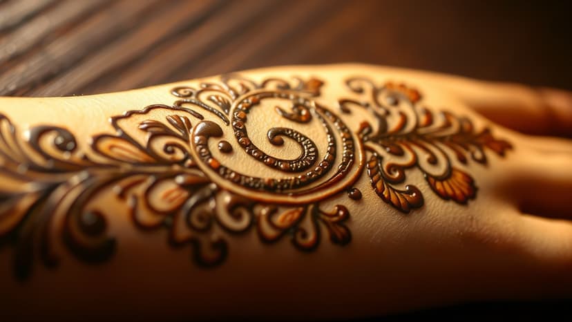 Rashmika's Mehendi Holds a Sweet Surprise