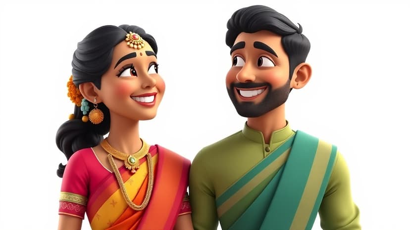 Celebrity Couple Ravi and Sargun Bless Mahakaleshwar Temple with Spiritual Visit