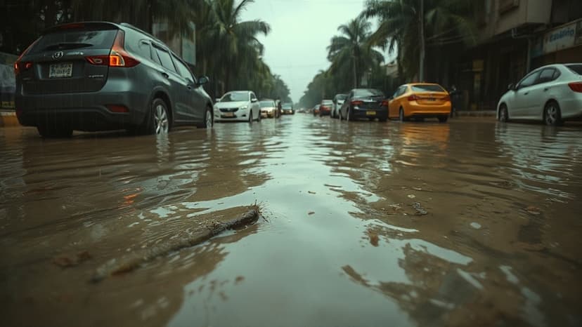 Rawalpindi Flooded by Surprise Rains, Traffic Grinds to Halt