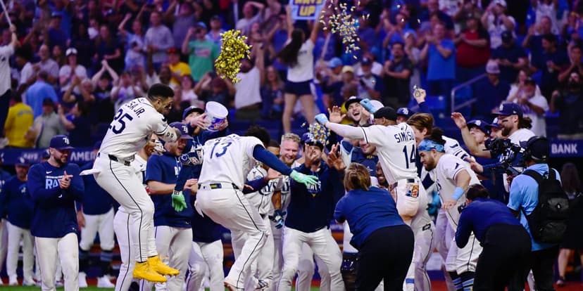 Rays Eye Bronx Celebration to Clinch AL East Title