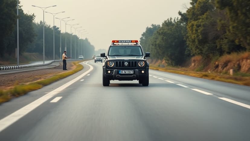 SUV Seized After Wild Lane Swapping Caught on Camera
