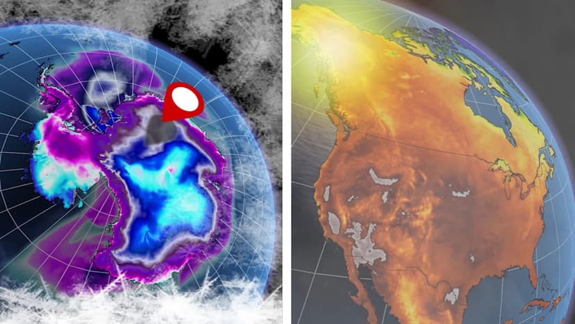 Earth's Extremes: Record Heat Meets Arctic Chill