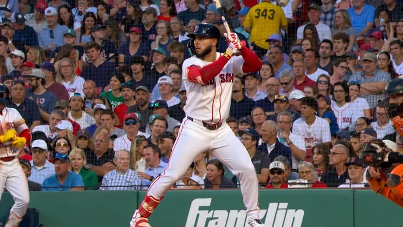 Red Sox Take Lead on Abreu's Clutch Double