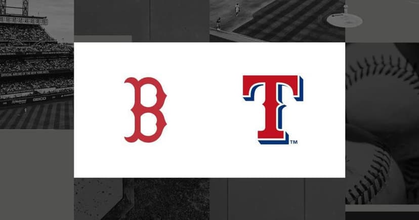 Red Sox Visit Rangers for Three-Game Series Opener