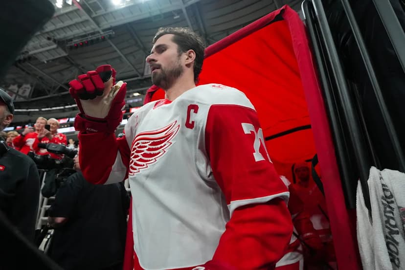 Larkin's Captaincy in Doubt as Red Wings Camp Nears