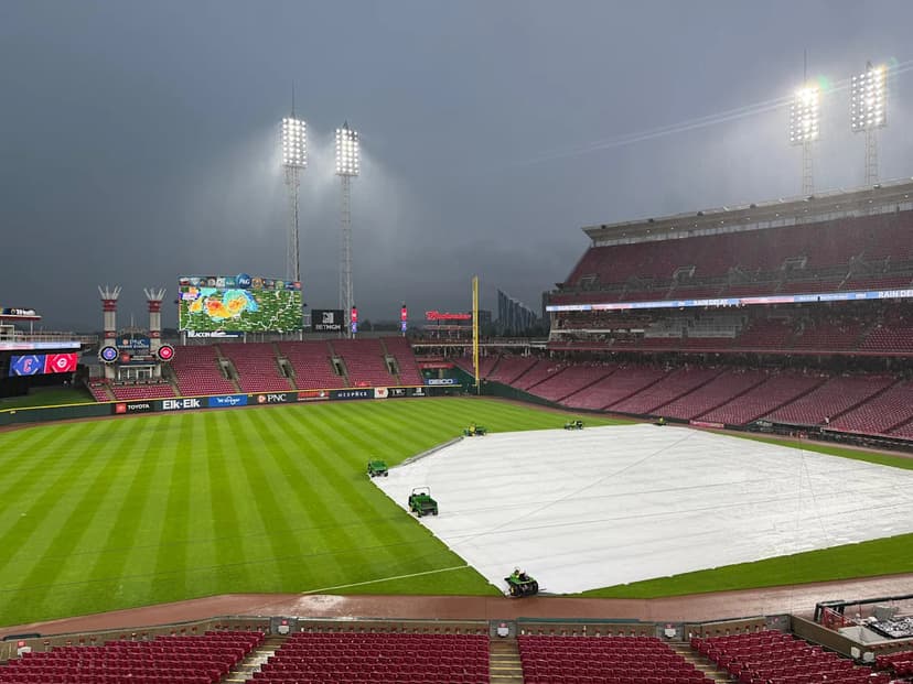 Rain Pushes Reds-Guardians Game to Doubleheader