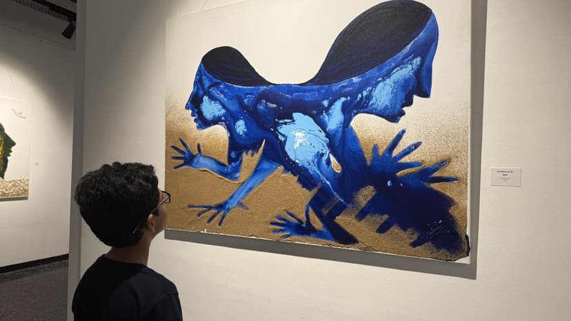 Odisha Sand Artist Sudarshan Pattnaik Blends Paintings and Nature in Acclaimed Exhibition