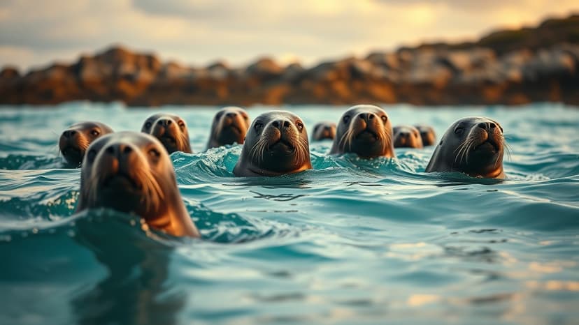 Singing Seals Released Back to the Sea!
