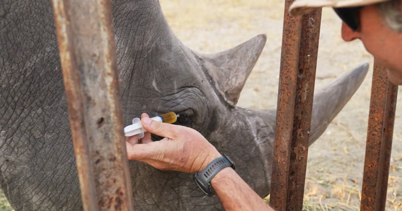 Rhino's Sight Saved by Crazy Eyedrop Plan