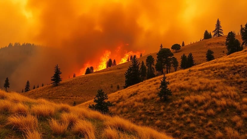 Major Incident Declared as Wildfire Threatens Rhondda