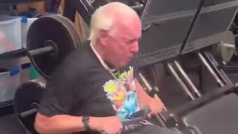 Ric Flair, 76, Defies Age with Intense Gym Workouts