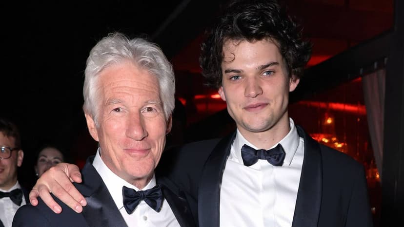 Richard Gere Cheers Son Homer's Euphoria Success