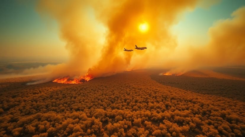 Rider Fire Explodes: 115 Acres Burned Near Perris