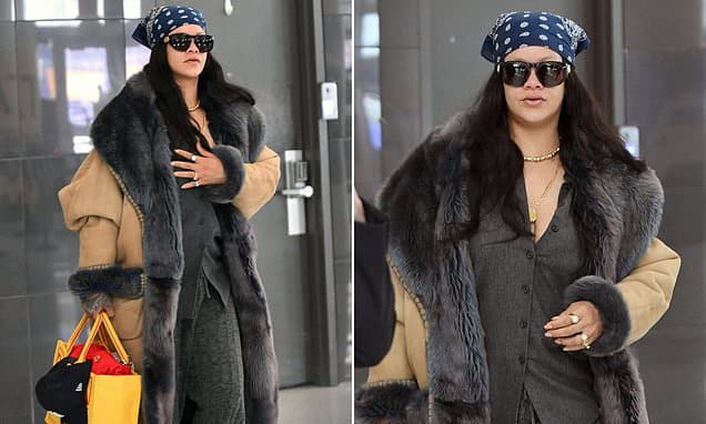 Rihanna Steps Out in NYC After Near Miss at Beverly Hills Home