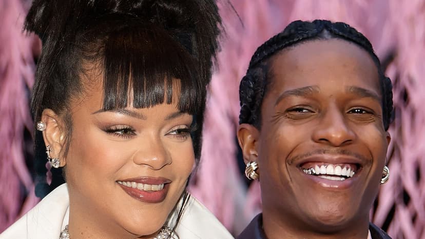 Rihanna & Son Riot Watch A$AP Rocky's Show