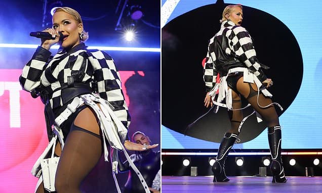 Rita Ora's Daring F1 Performance: Sheer Style Stuns