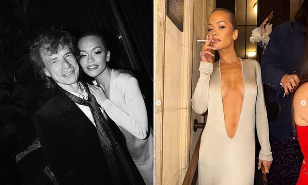 Rita Ora's Daring Fashion Awards Gown