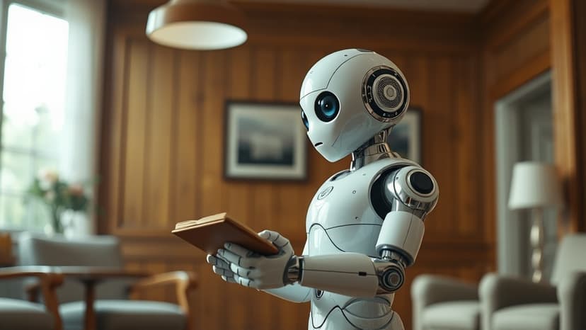 Robot 'Abi' Befriends Lonely Seniors