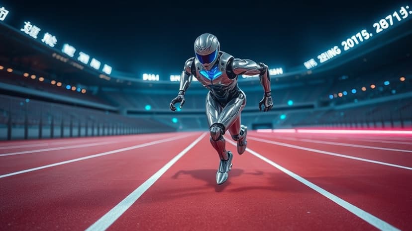 Robot Lightning Smashes World Record in Beijing Marathon