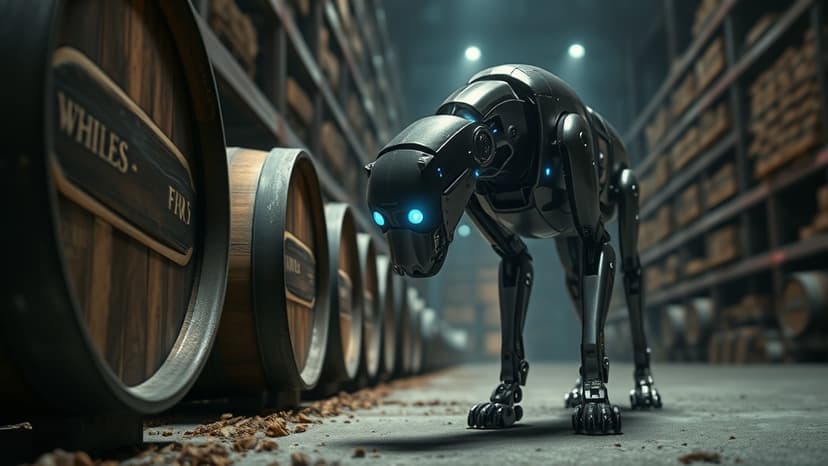 Robo-Dogs Hunt Whisky Barrel Leaks