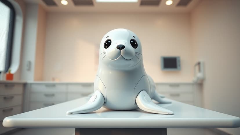 Robot Seal Offers Comfort in Mental Health Care