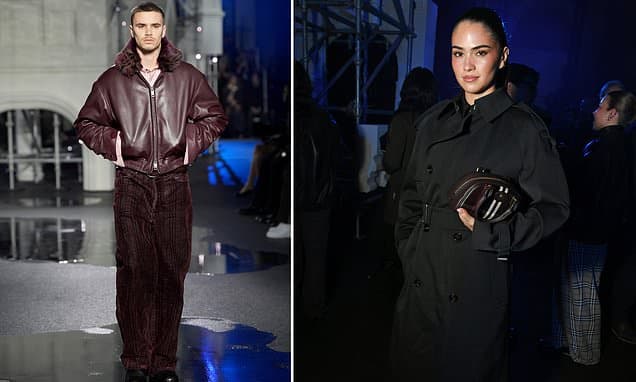 Romeo Beckham Walks Runway Amid Ex & Girlfriend Presence