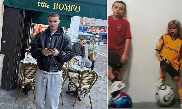 Romeo Beckham offers olive branch to Brooklyn