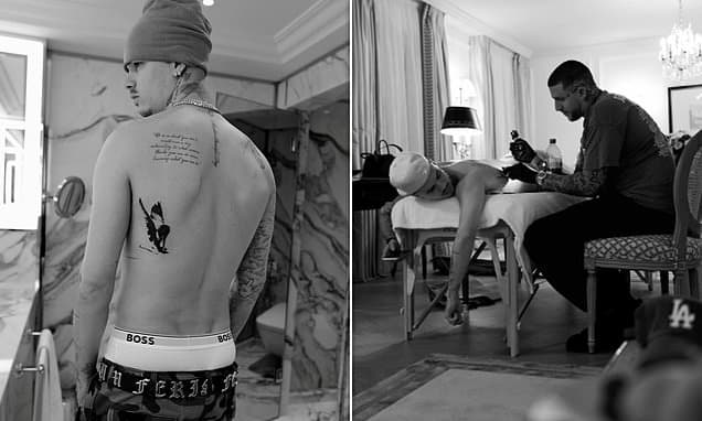 Romeo Beckham's Angel Ink Amid Family Feud