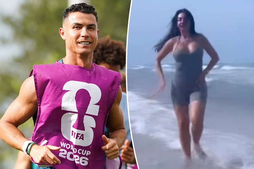 Ronaldo's GF Dances on Beach Ahead of World Cup Clash