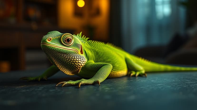 Rose Byrne Smitten with New Bearded Dragon Pet