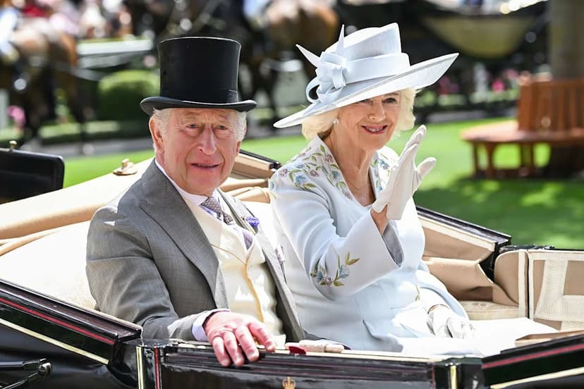 King Charles & Queen Camilla Kick Off Royal Ascot