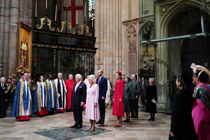 Royal Family Gathers for Commonwealth Day