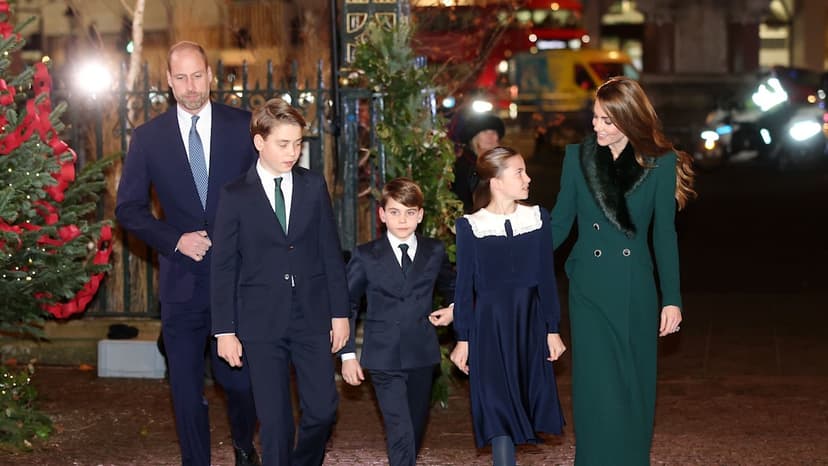 Young Royals Steal Show at Princess of Wales' Carol Service