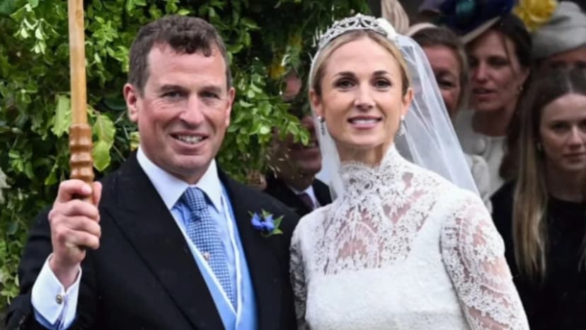 Harriet Sperling Wears Tiara for Royal Nuptials