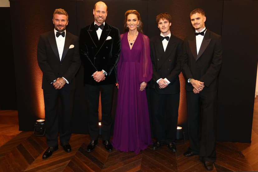Royals & Beckham Bond at Digger Premiere