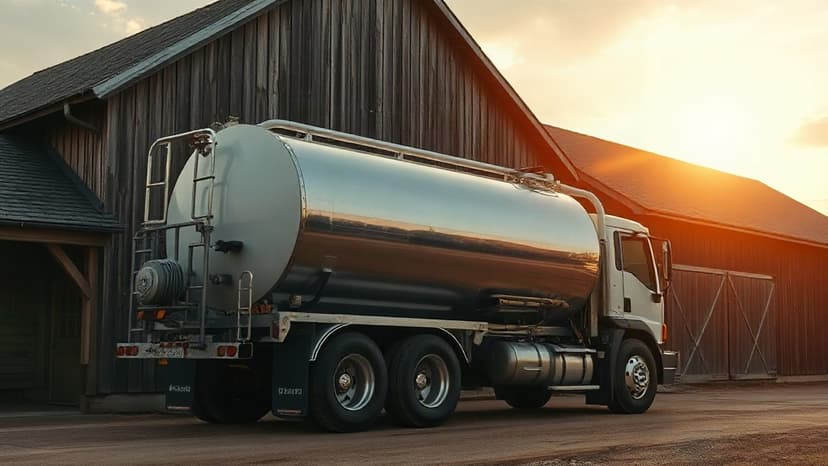 Dairy Driver Drains 9,800L Milk in Heist