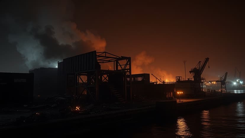 Russia Strikes Key Danube Port, Damaging Vital Export Hub