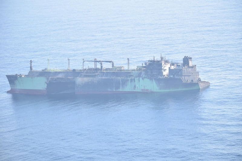 Russian LNG Tanker Adrift After Drone Attack