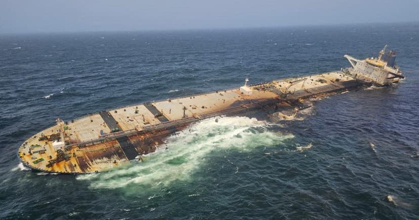 Russian Oil Tanker Grounds Near Oman, Disaster Looms