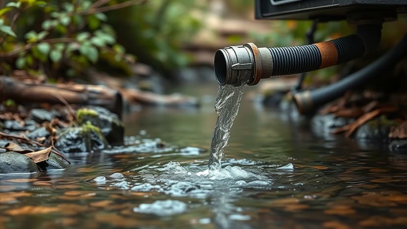 Tourist Caught Dumping RV Waste into River