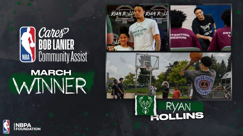 Bucks Star Wins NBA Cares Award for Youth Impact