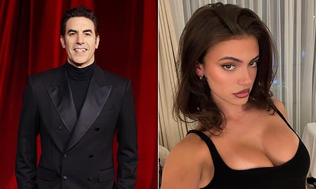 Sacha Baron Cohen Spotted on Flirty Night Out with Kylie Jenner Lookalike