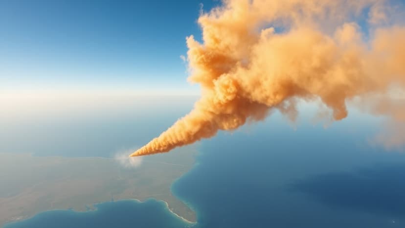 Saharan Dust Cloud Takes Unusual Path to Mississippi