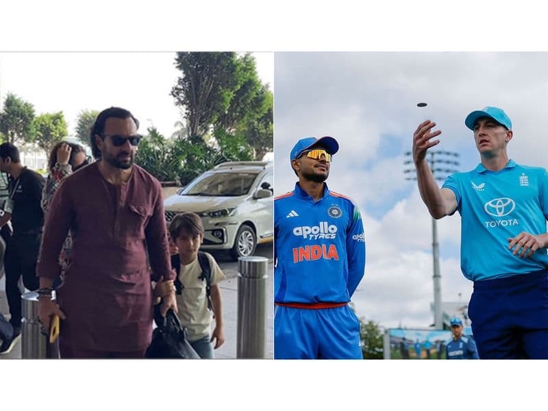 Saif Ali Khan and Taimur Enjoy Cricket at Lord's