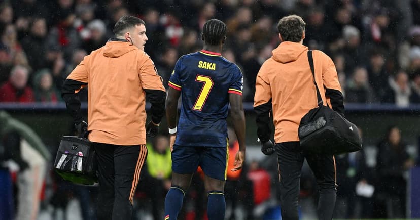 Saka Injury Mars Arsenal's Champions League Bid