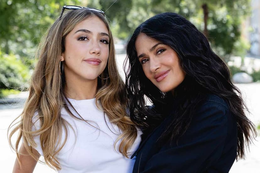 Salma Hayek's daughter Valentina looks identical